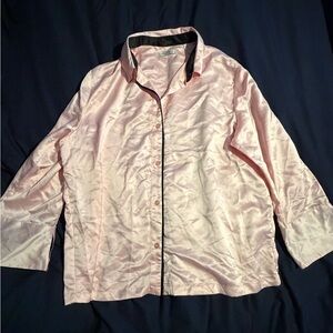 Valerie Stevens Light Pink Satin Blouse